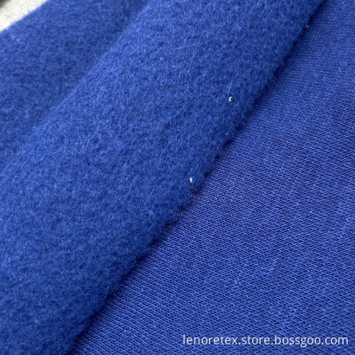 TC Brushed Knit DTY French Terry Fleece Fabric